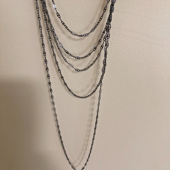 Multi-Strand String Necklace - Picture 2 of 3